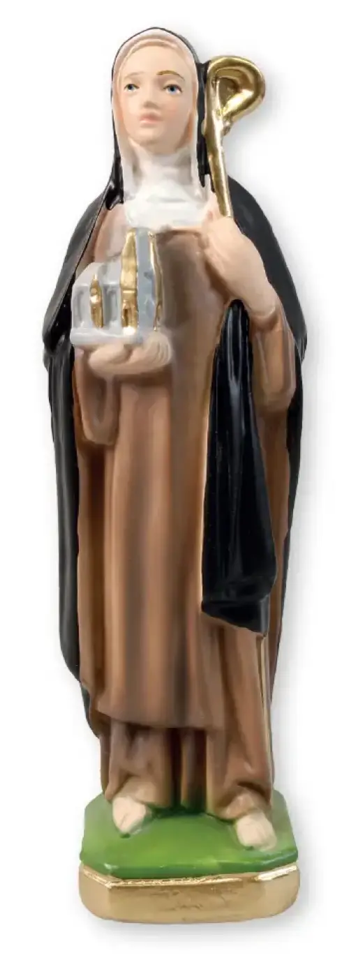 8 inch Plaster Statue/St. Brigid