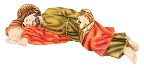 8" Sleeping Joseph Renaissance Statue