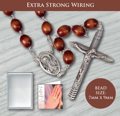 Brown Wood Rosary