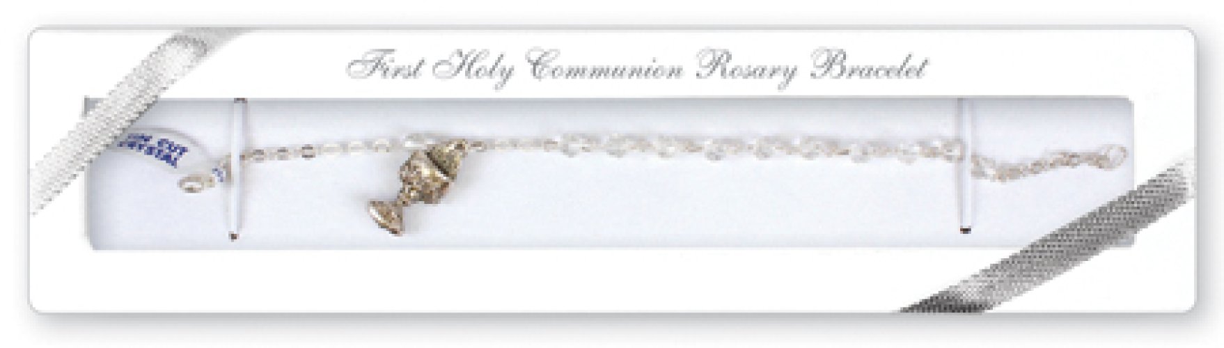 Crystal Communion Rosary Bracelet