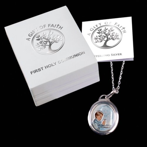 Boy's Communion Sterling Silver Necklet