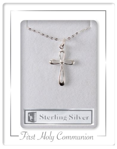 Communion Sterling Silver Cross Necklet