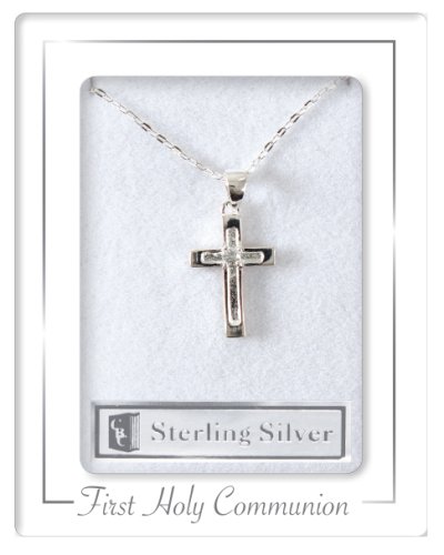 Communion Sterling Silver Cross Necklet