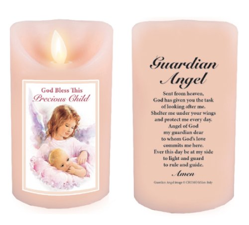 Precious Girl LED Scented Wax Candle with Timer