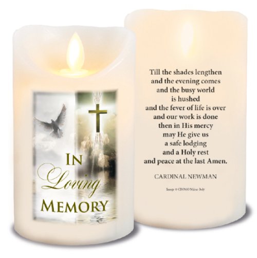 In Loving Memory LED Scented Wax Candle with Timer