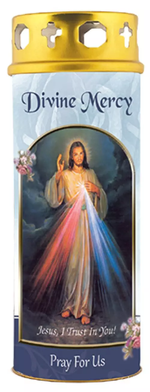 Divine Mercy Windproof Cap Candle