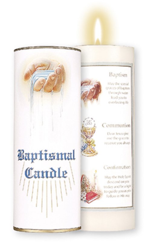 Communion and Confirmation Boxed Baptismal Candle