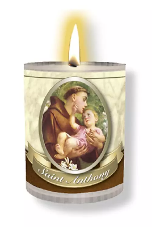 Saint Anthony 24 Hour Votive Candle - Pack of 4