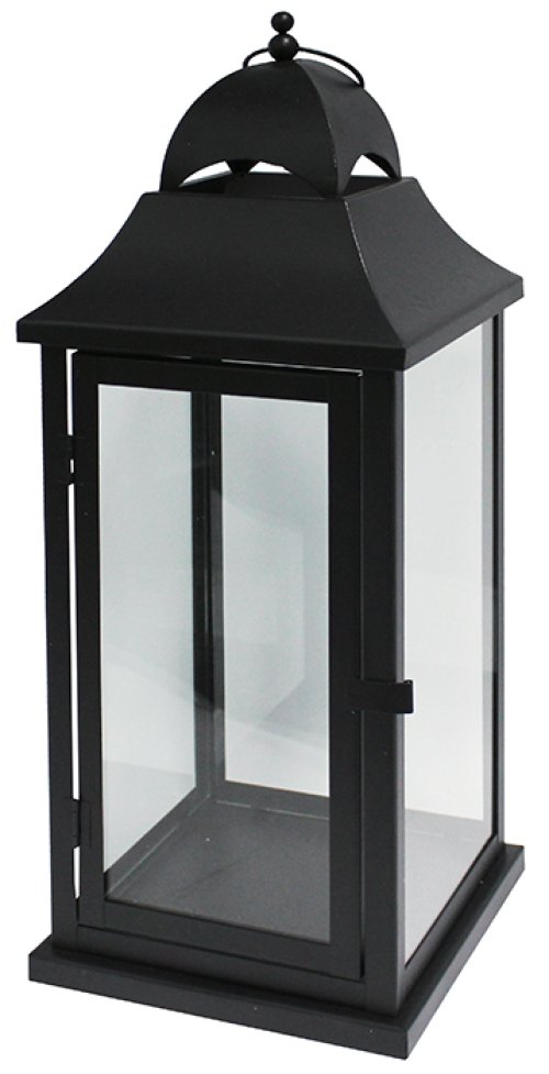 Metal & Glass Grave Lantern