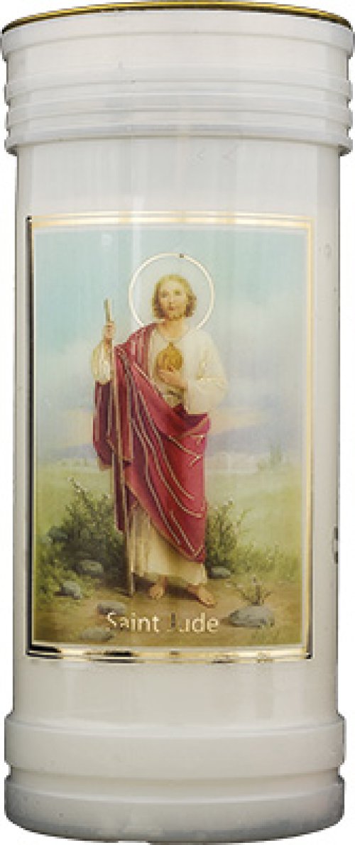 Saint Jude Single Pillar Candle