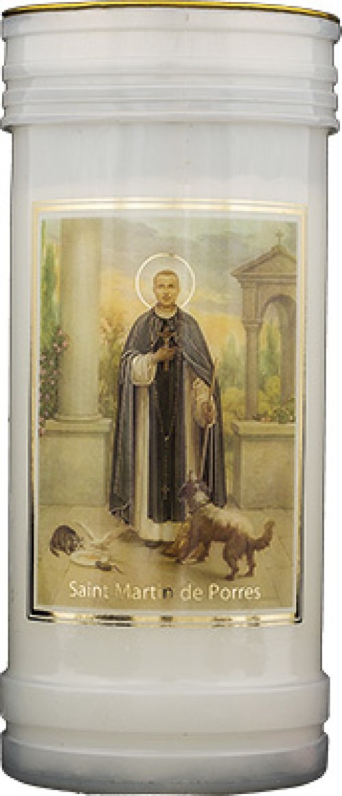 Saint Martin Single Pillar Candle