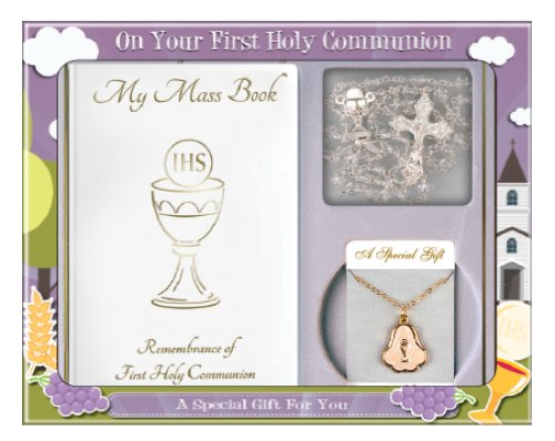 White Communion Gift Set