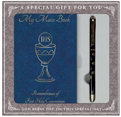 Boy's Book & Pen Communion Gift Set