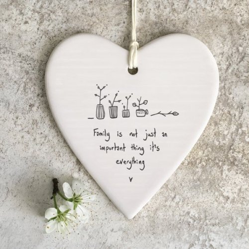 Family Is Everything Wobbly Round Heart