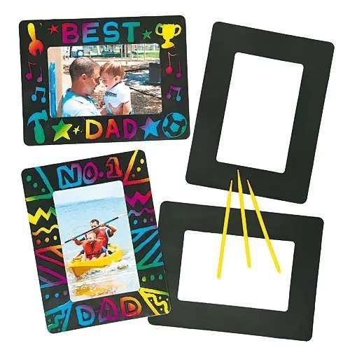 Scratch Art Frames - Pack of 8