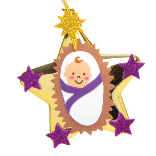 Nativity Star Bauble Kits - Pack of 6