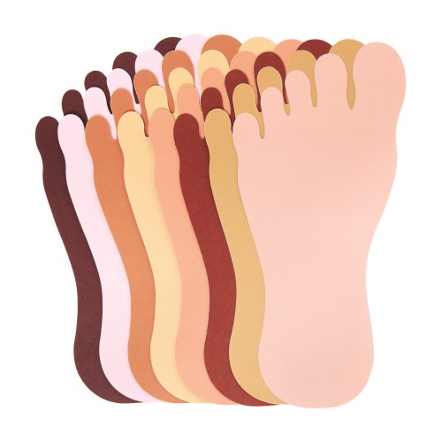 Skin Tone Feet Cut-Outs - Pack of 56