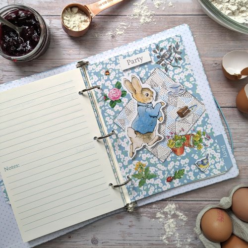 Recipe Scrap Book - Peter Rabbit Pin Up