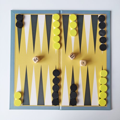 Backgammon Set - Pyramid Patterns