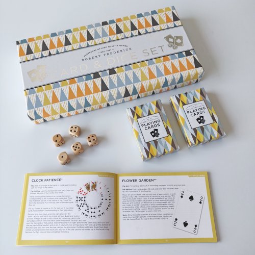 Playing Card/Dice Set - Pyramid Patterns