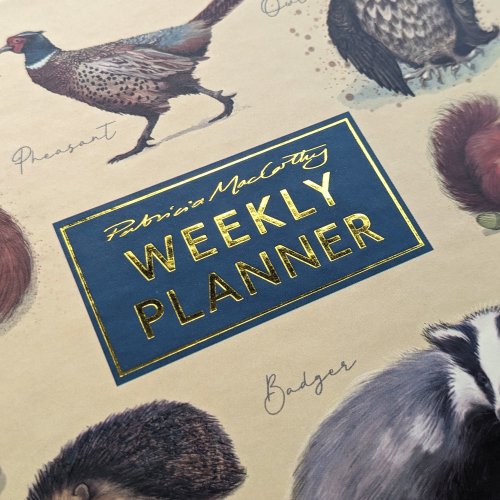 Landscape Weekly Planner And Pen Set - Patricia Maccarthy Wildlife