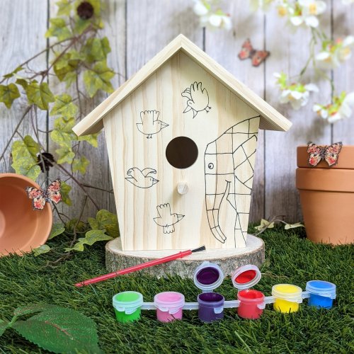 Paint Your Own Birdhouse In A Box - Elmer