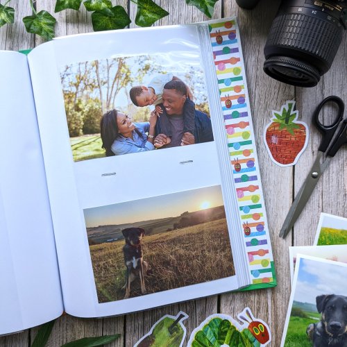 Portrait Photo Album In A Box - Very Hungry Caterpillar