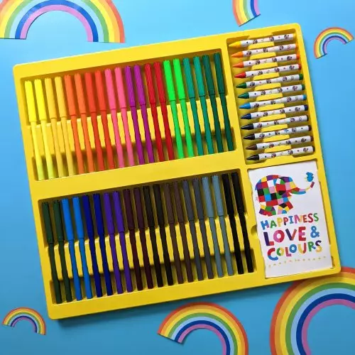 Giant 53 Piece Art Set - Elmer