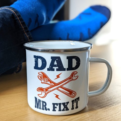 Enamel Mug & Socks - The Gentleman's Emporium Dad Mr Fix It