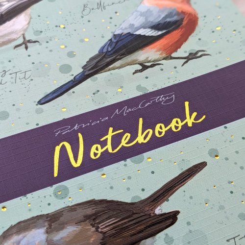 Notebook And Pen - Patricia Maccarthy Birds