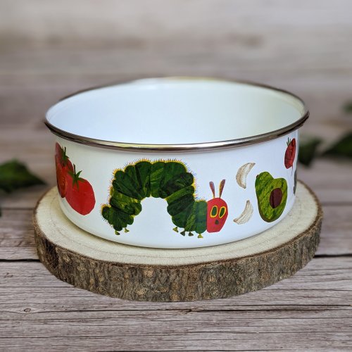 Enamel Bowl - Eric Carle - Very Hungry Caterpillar