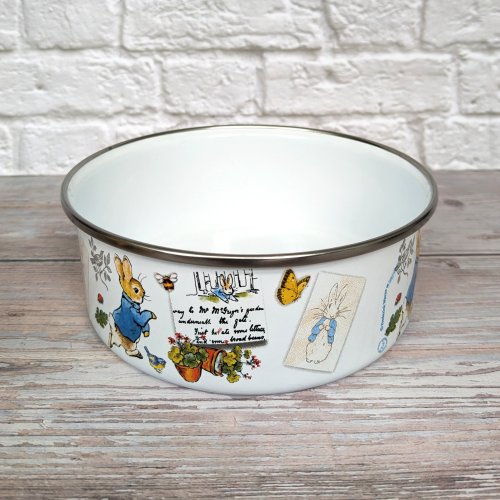 Enamel Bowl - Peter Rabbit Pin Up