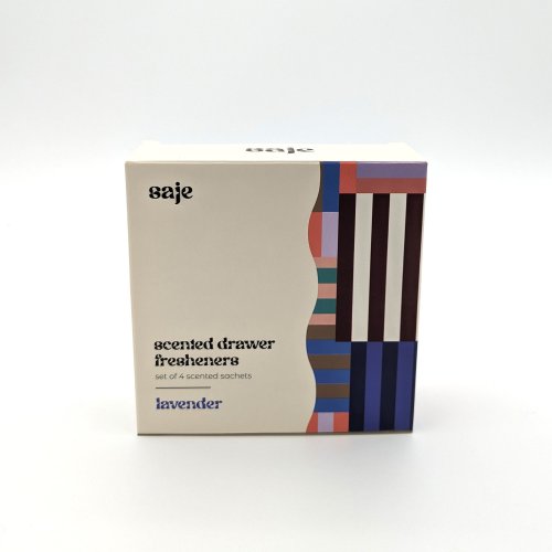 Scented Drawer Sachets (Lavender) In Printed Box - Multi