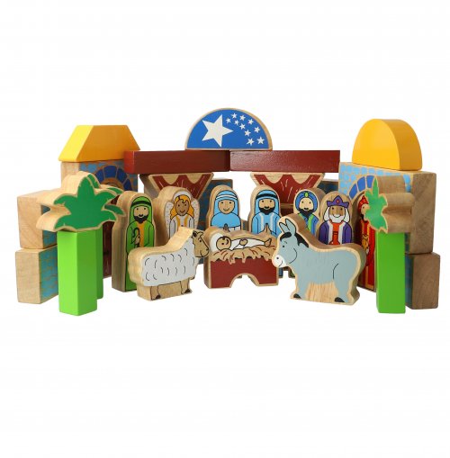 Nativity Building Blocks Nativity Set