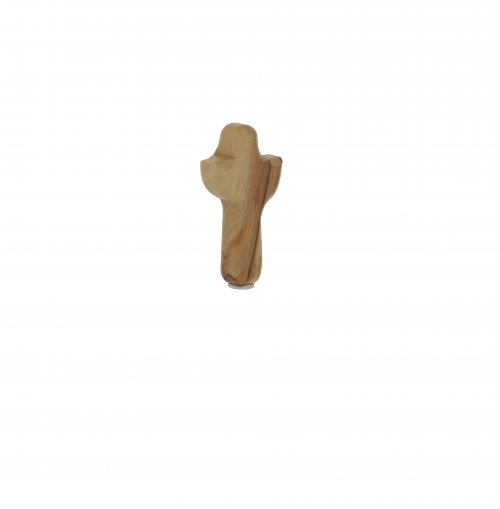 Mini Olivewood Holding Cross