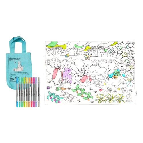 Peter Rabbit Placemat To Go - Colour In & Learn