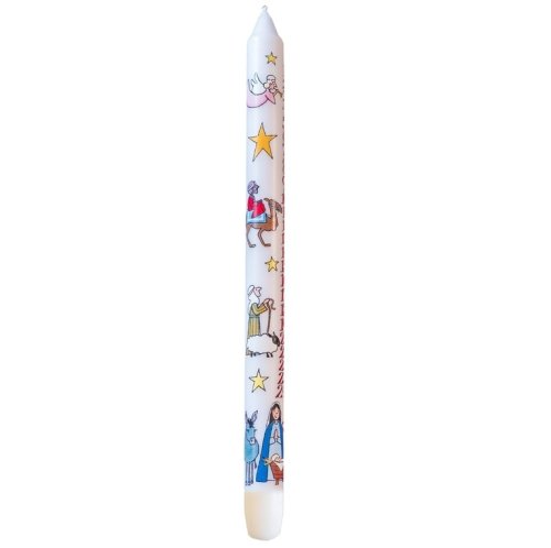 29.5cm Advent Candle: Nativity - Single