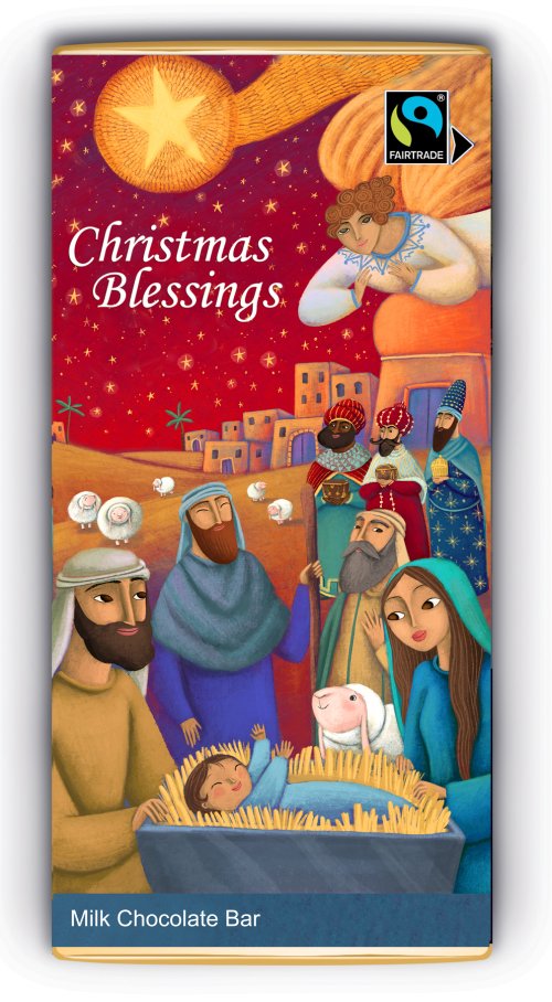 Christmas Blessings Milk Chocolate Bar