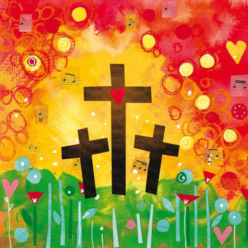 Three Crosses Easter Cards (Pack of 5)