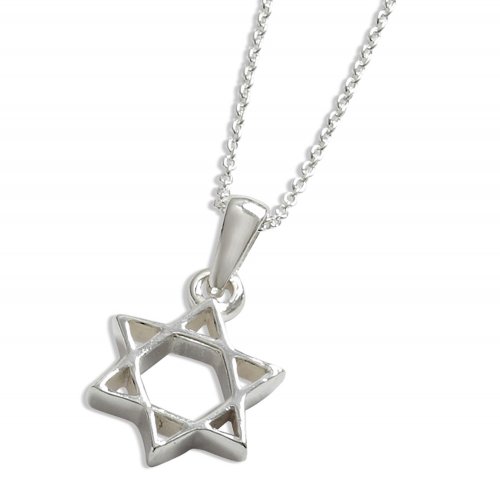 Silver Star of David Pendant