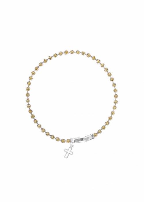 Jonquil Pale Yellow Swarovski Crystal Bracelet