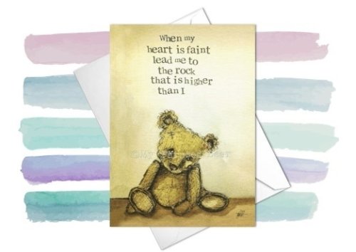 Encouragement Card Lead Me Single card