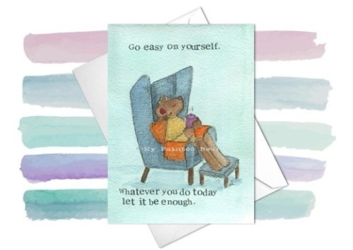 Encouragement Card Go Easy Single card