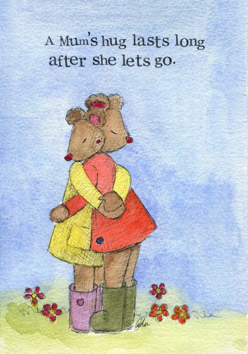 A Mum's hug Single Card