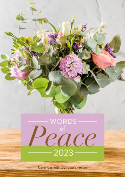 2023 Wall Calendar Words of Peace 5060695422841 Fast Delivery at Eden