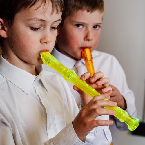 Mixed Colours Junior Descant Recorder 30 Pack