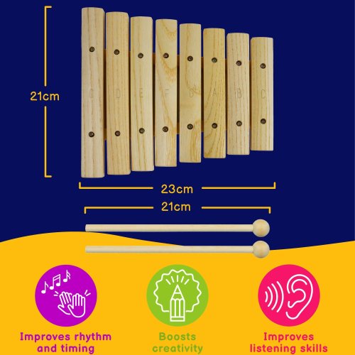 8 Note Natural Xylophone