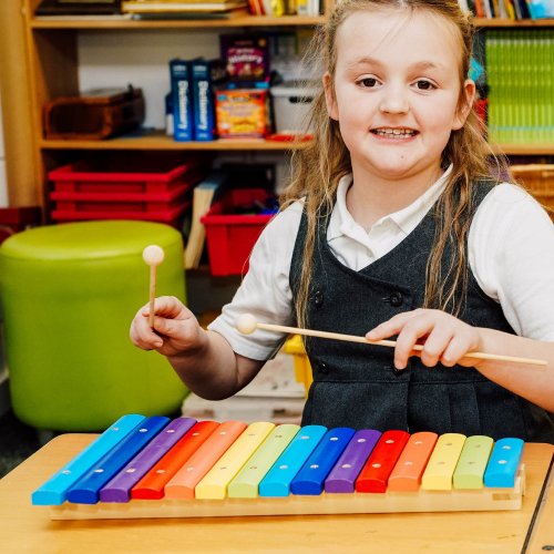 15 Note Rainbow Xylophone with Beaters