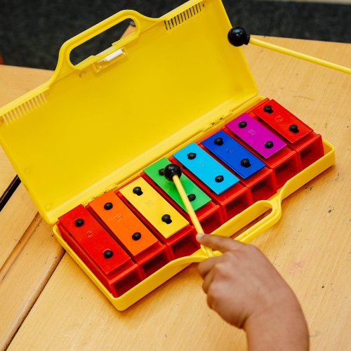 Rainbow Chime Bar Set with Hard Case