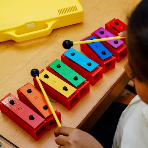 Rainbow Chime Bar Set with Hard Case